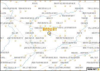 map of Brouay