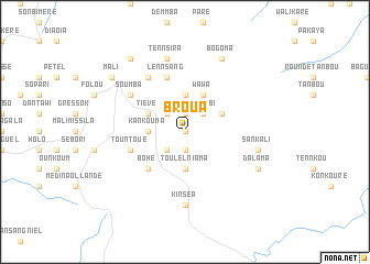 map of Broua