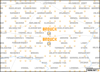 map of Brouck
