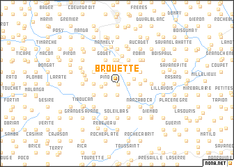 map of Brouette