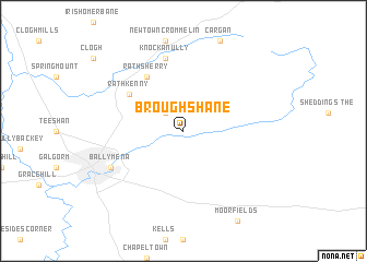 map of Broughshane