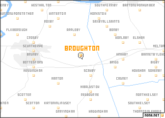 map of Broughton