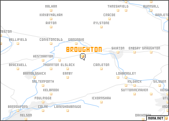 map of Broughton