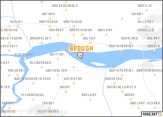 map of Brough