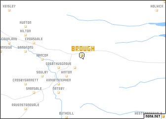 map of Brough