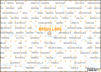 map of Brouillard