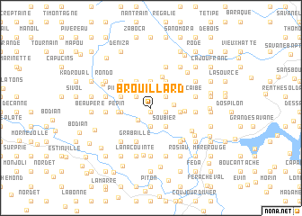 map of Brouillard