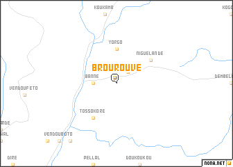 map of Brourouvé