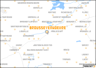 map of Broussey-en-Woëvre