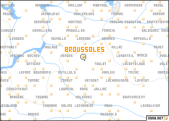 map of Broussoles