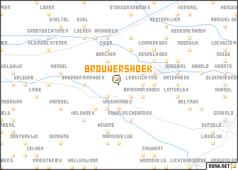 map of Brouwershoek