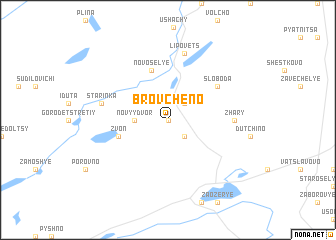 map of Brovcheno