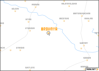 map of Brovnya