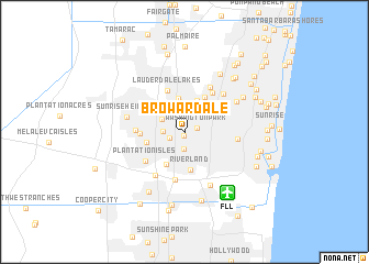 map of Browardale