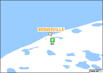 map of Browerville