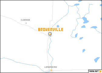map of Browerville
