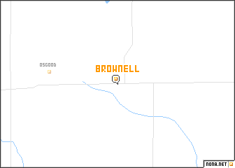 map of Brownell