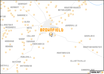 map of Brownfield