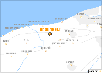 map of Brownhelm