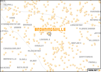 map of Browningsville