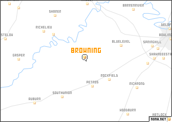 map of Browning