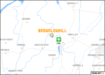 map of Brownlow Hill