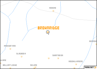 map of Brownridge
