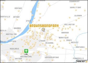 map of Brownsboro Farm