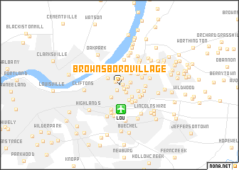 map of Brownsboro Village