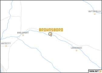map of Brownsboro