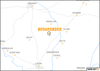 map of Brownsboro