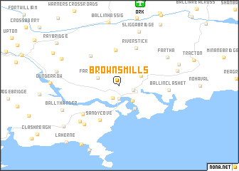 map of Brownsmills