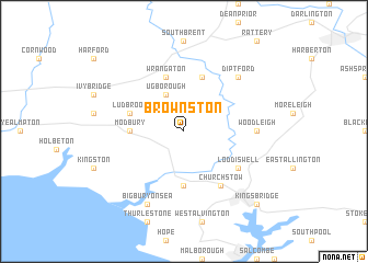 map of Brownston