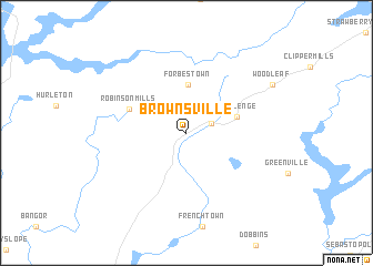 map of Brownsville