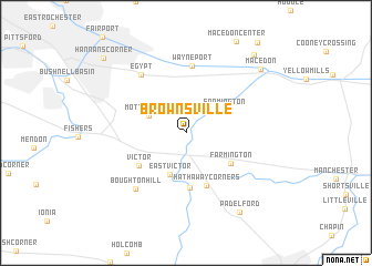 map of Brownsville