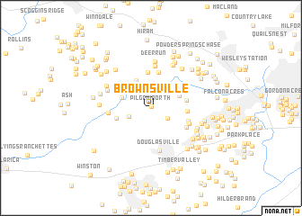 map of Brownsville