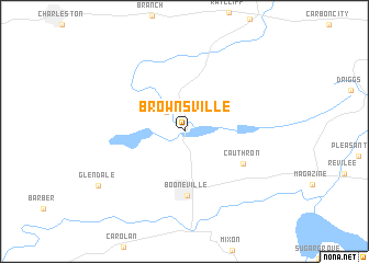 map of Brownsville