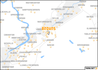 map of Browns