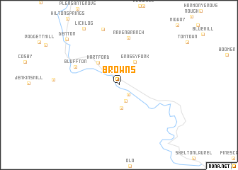 map of Browns