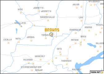 map of Browns