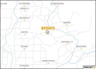 map of Browns