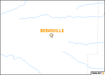 map of Brownville