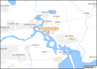 map of Brownwood