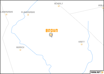 map of Brown