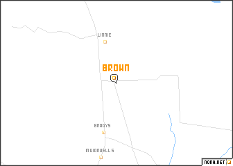 map of Brown