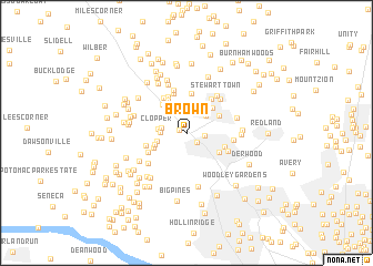 map of Brown