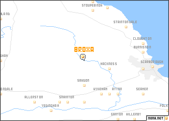 map of Broxa