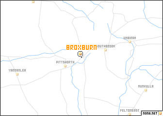 map of Broxburn