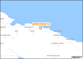 map of Broxmouth
