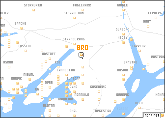 map of Bro